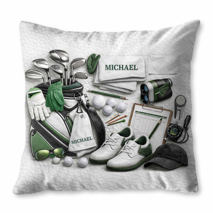 Golf Life Is Better With You Clubs And Bag Accessories - Personalized Custom Pillow, Insert Included - GOLF012_PLW