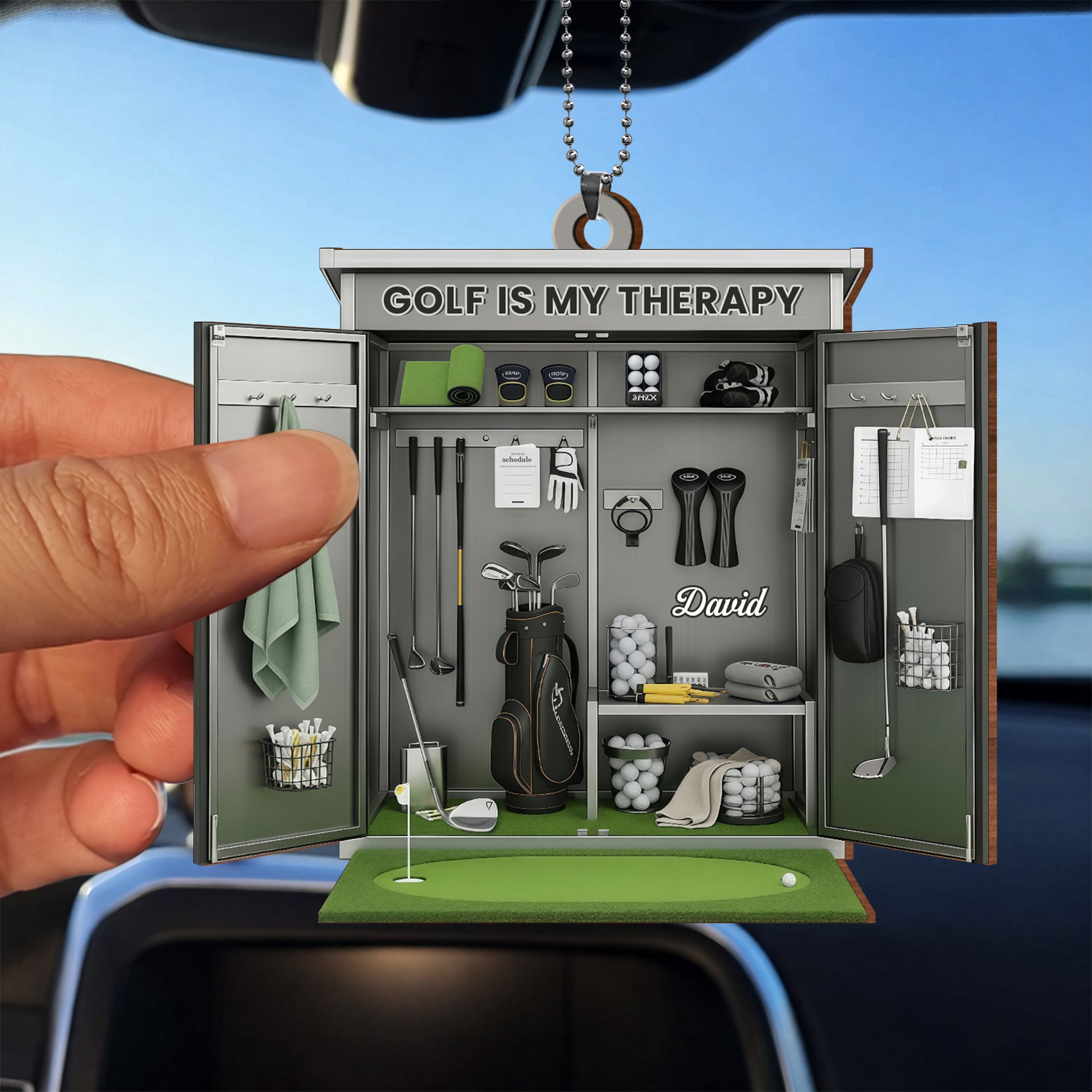 Golf Is My Therapy With Golf Clubs And Balls