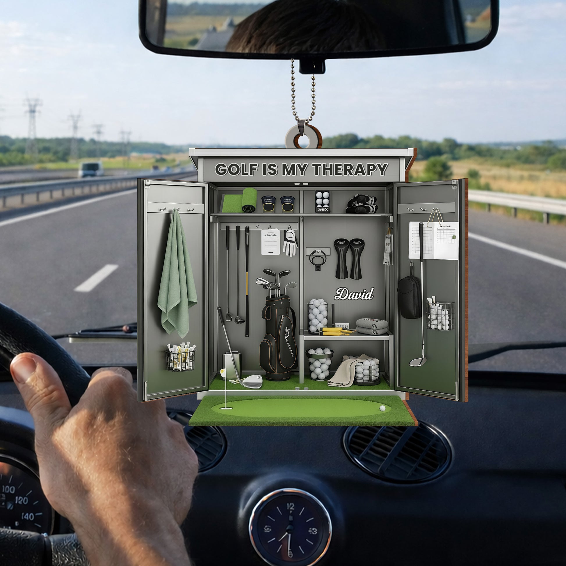 Golf Is My Therapy With Golf Clubs And Balls