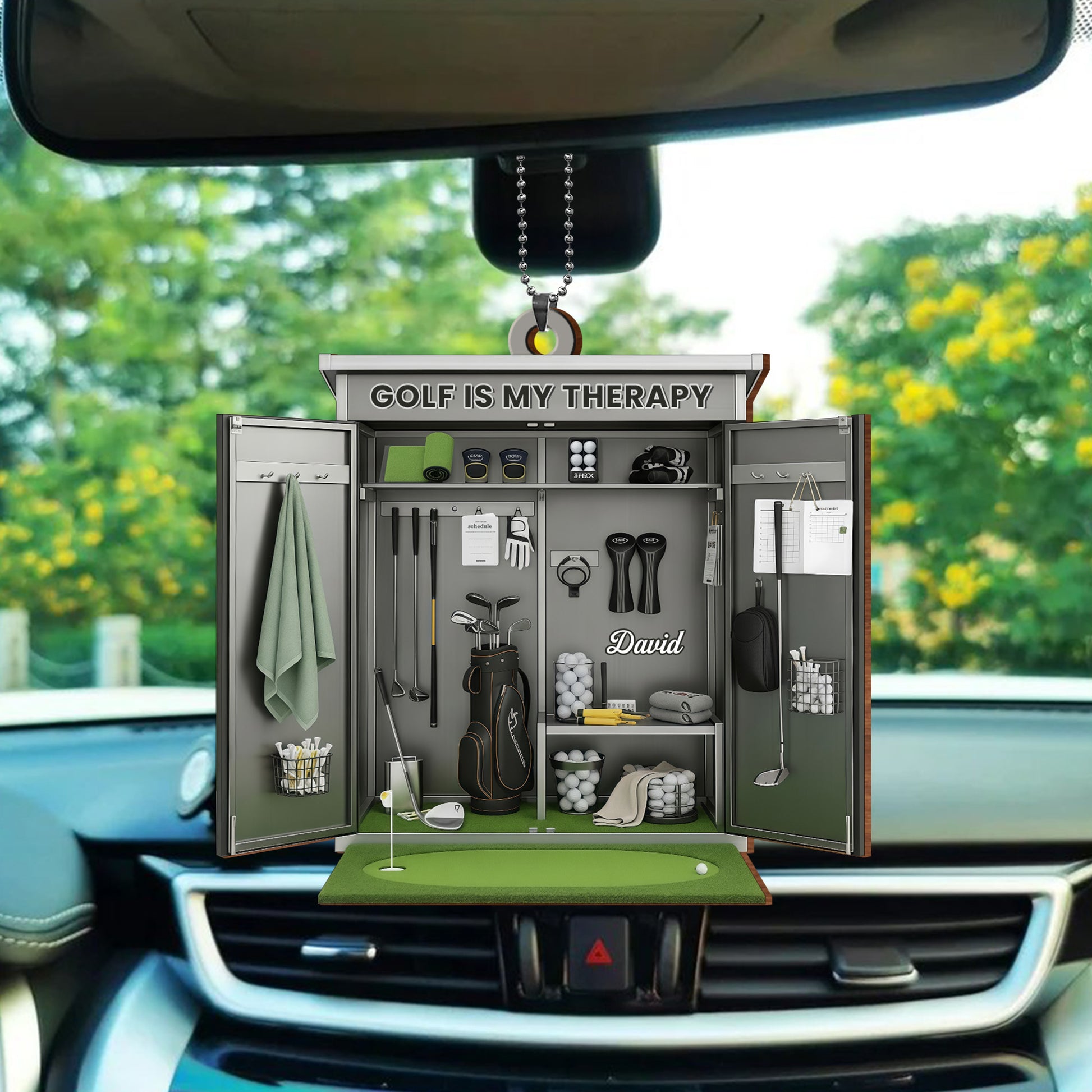 Golf Is My Therapy With Golf Clubs And Balls