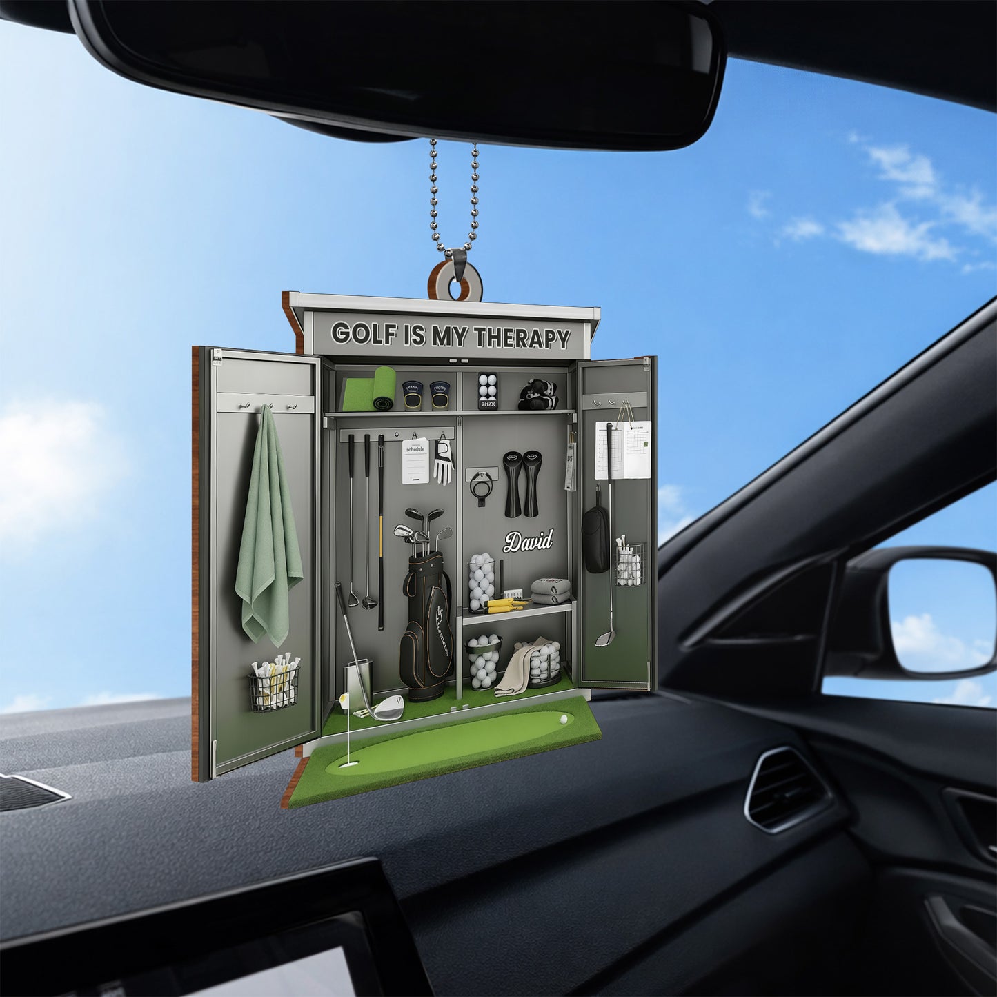 Golf Is My Therapy With Golf Clubs And Balls