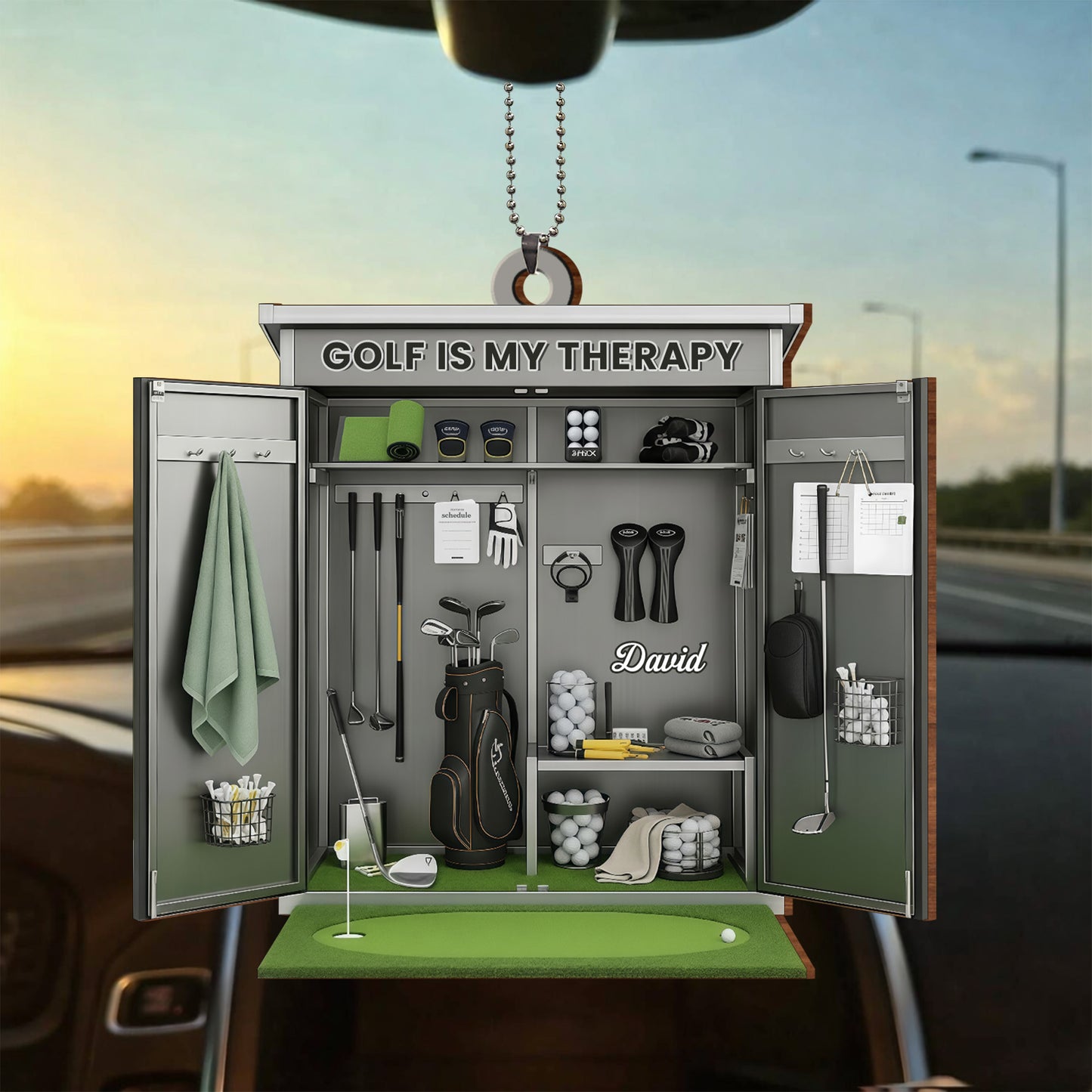 Golf Is My Therapy With Golf Clubs And Balls