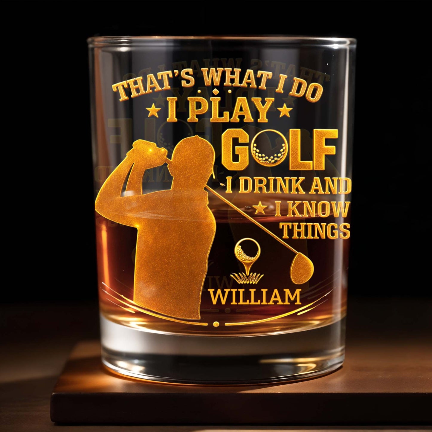 That's What I Do I Play Golf I Drink And I Know Things