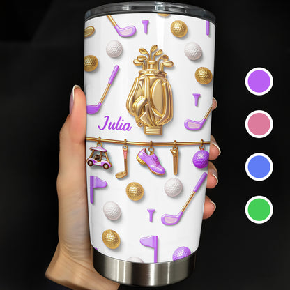 Celebrate Your Love For Golf With This Personalized Tumbler