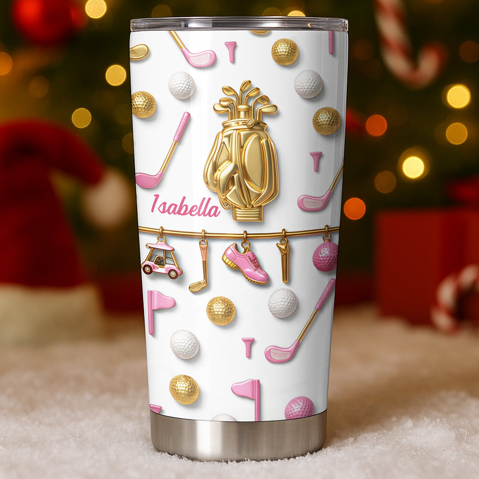 Celebrate Your Love For Golf With This Personalized Tumbler