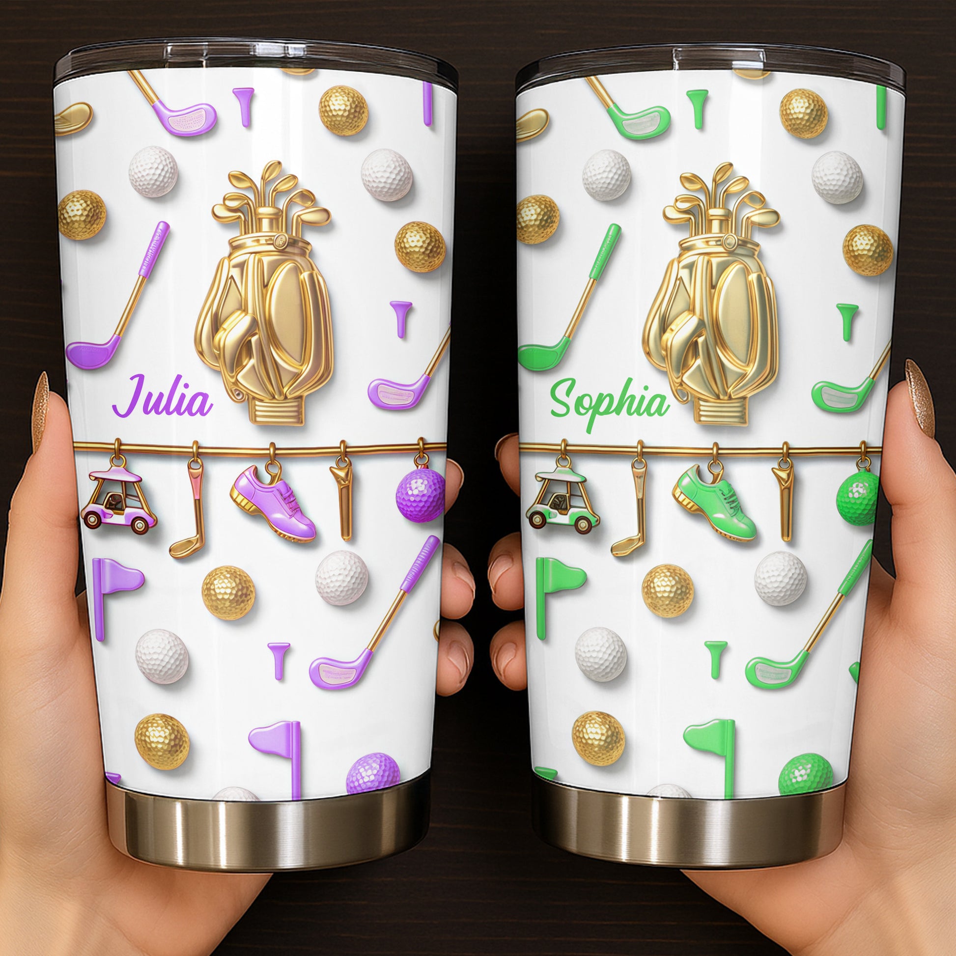 Celebrate Your Love For Golf With This Personalized Tumbler