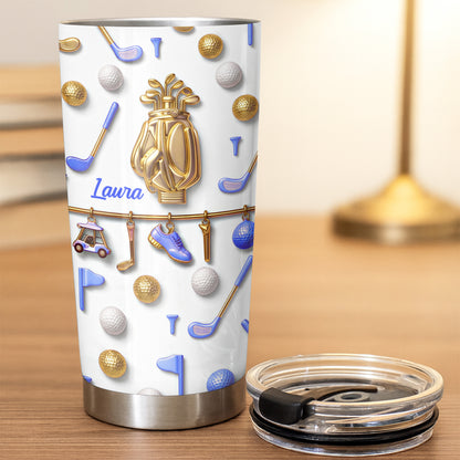 Celebrate Your Love For Golf With This Personalized Tumbler