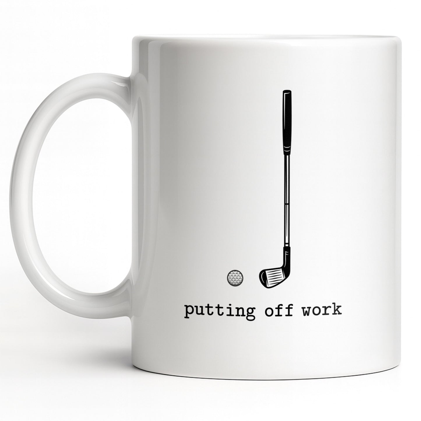 Putting Off Work Golf Club and Ball Design