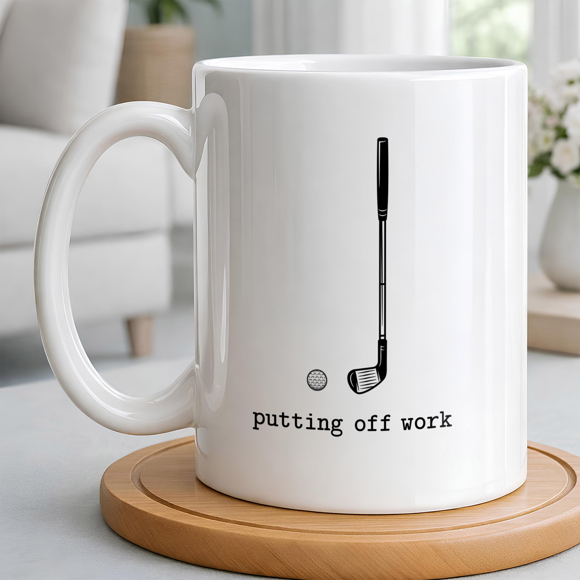 Putting Off Work Golf Club and Ball Design