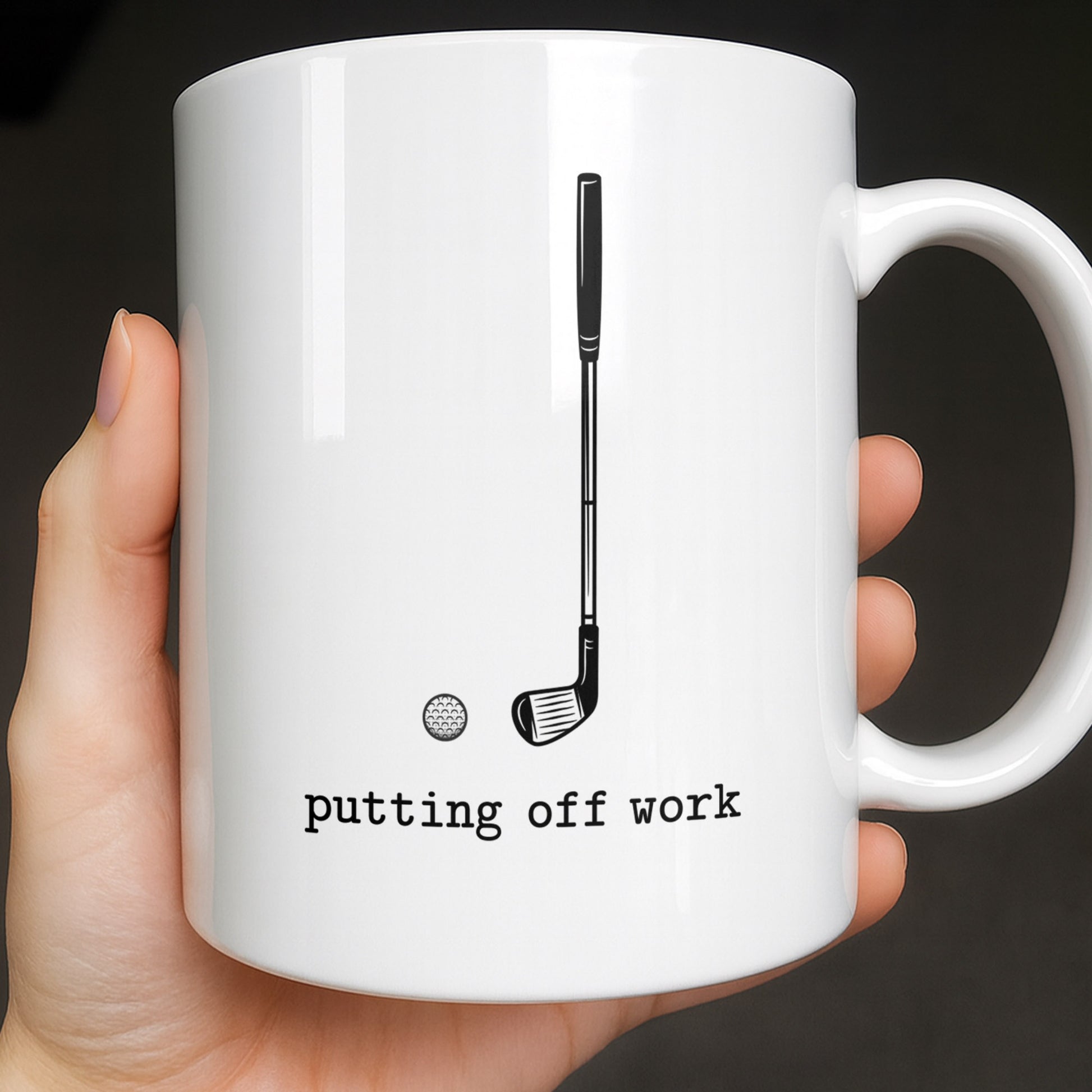 Putting Off Work Golf Club and Ball Design