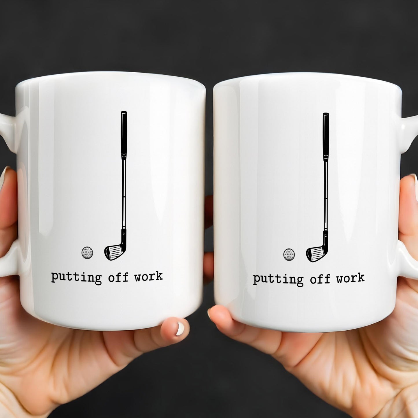 Putting Off Work Golf Club and Ball Design