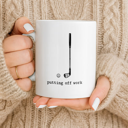 Putting Off Work Golf Club and Ball Design