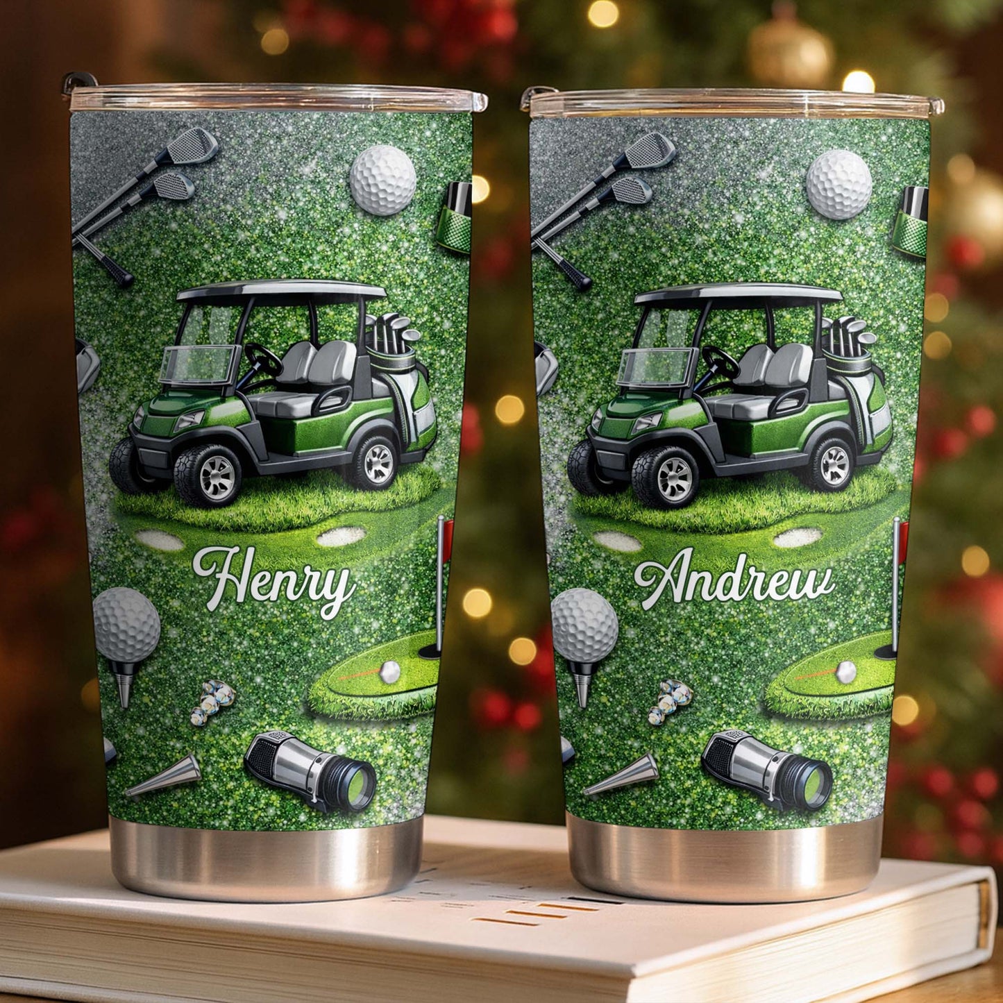 Eat Sleep Golf Repeat With Golf Cart And Clubs