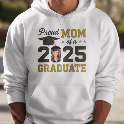 Proud Mom Of A 2025 Graduate, Graduation Cap and Stars