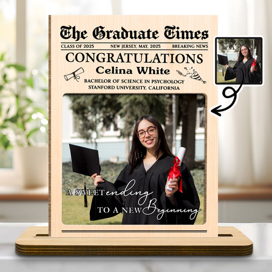 A Sweet Ending To A New Beginning With Graduate Cap And Diploma