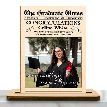 A Sweet Ending To A New Beginning With Graduate Cap And Diploma