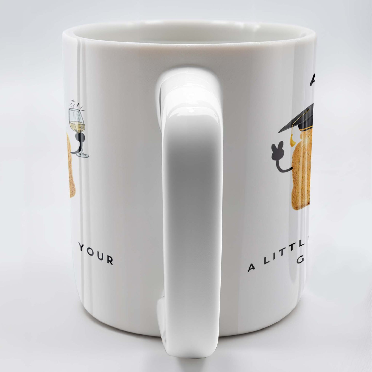 A Little Toast To Your Graduation Toast With Mortarboard