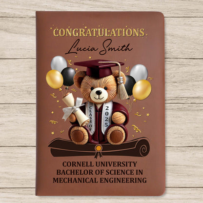 Congratulations Lucia Smith, Cornell University Bachelor of Science in Mechanical Engineering, Teddy Bear, Graduation Cap