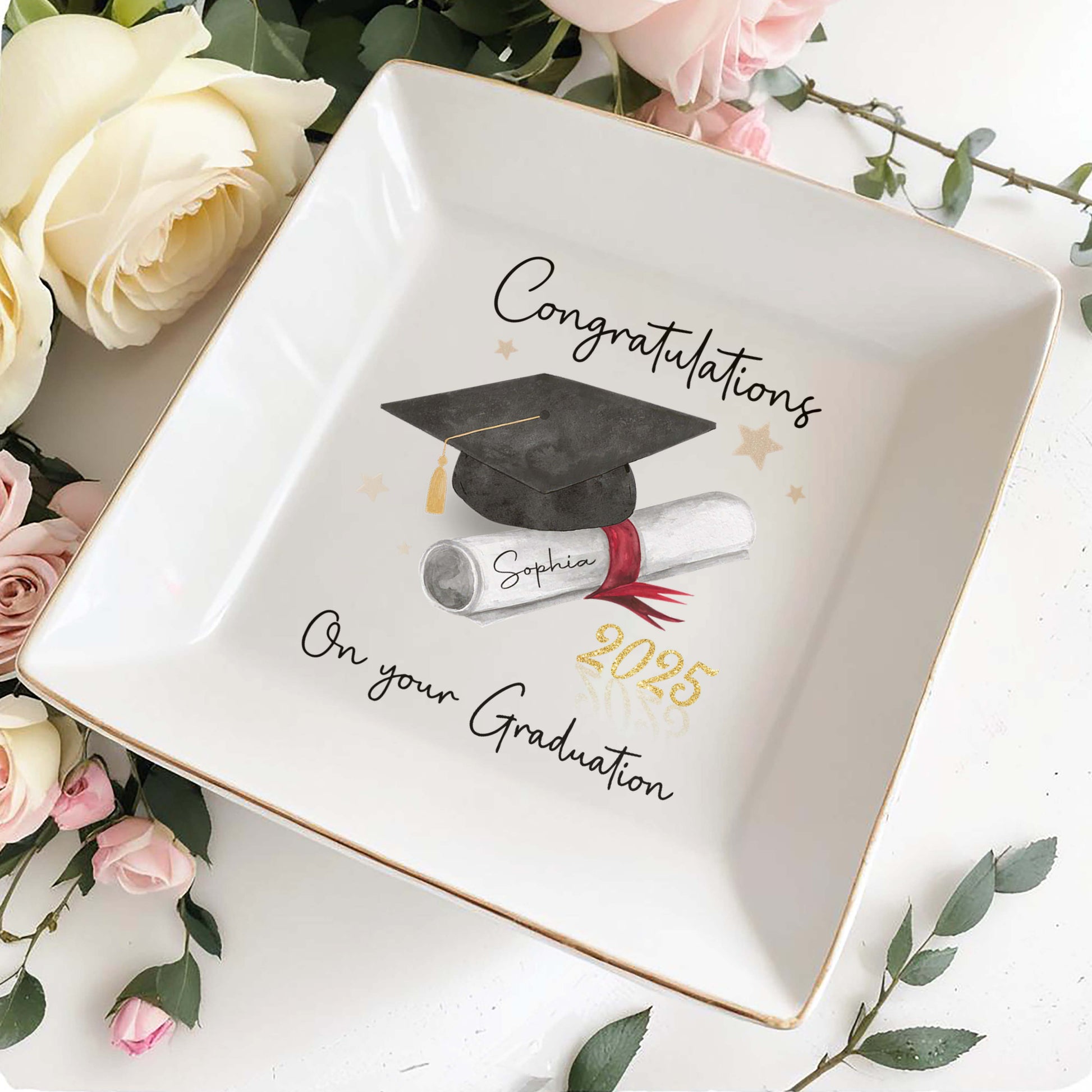 Congratulations On Your Graduation, Graduation Cap and Diploma
