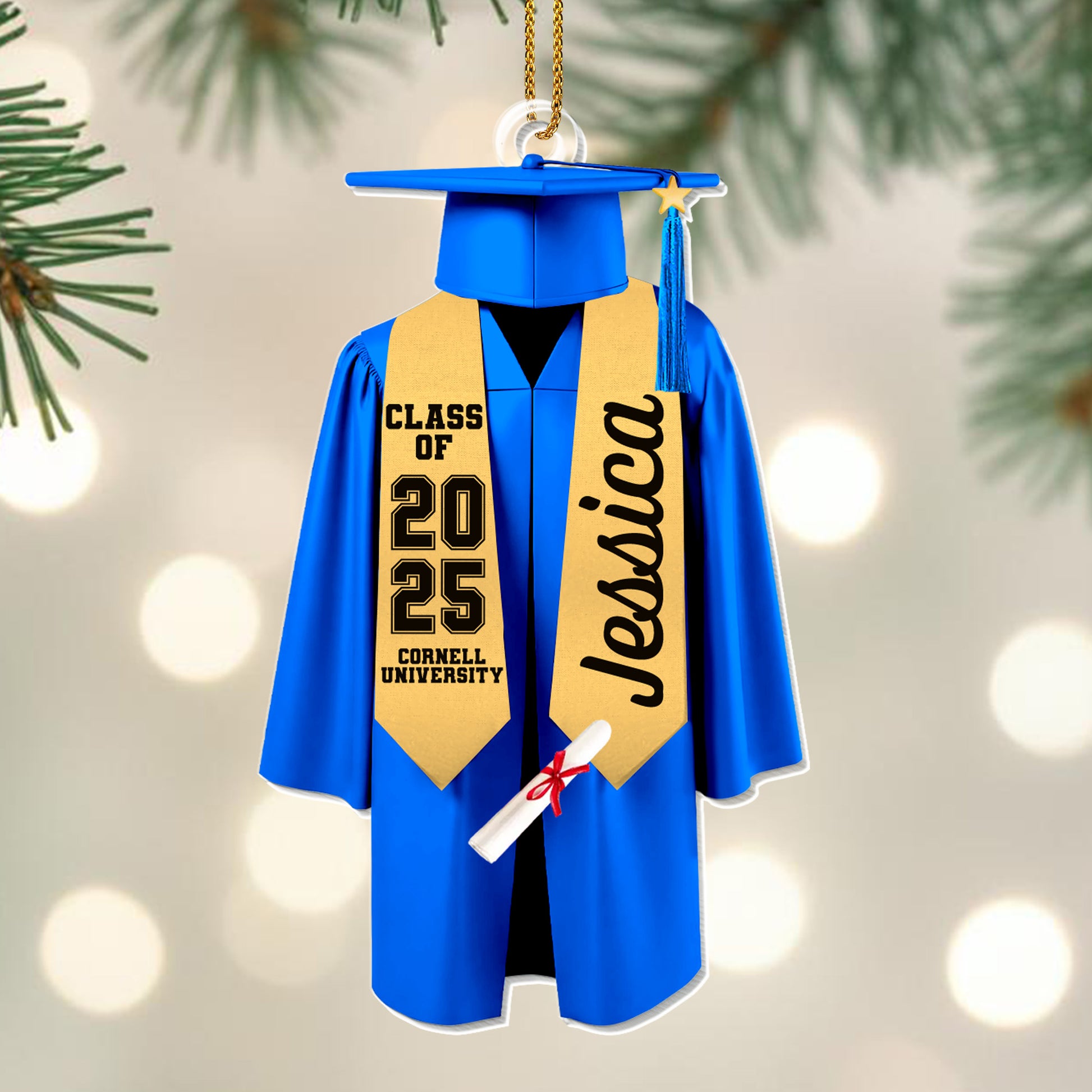 Class Of [Year], Celebrate Graduation With Custom Gown