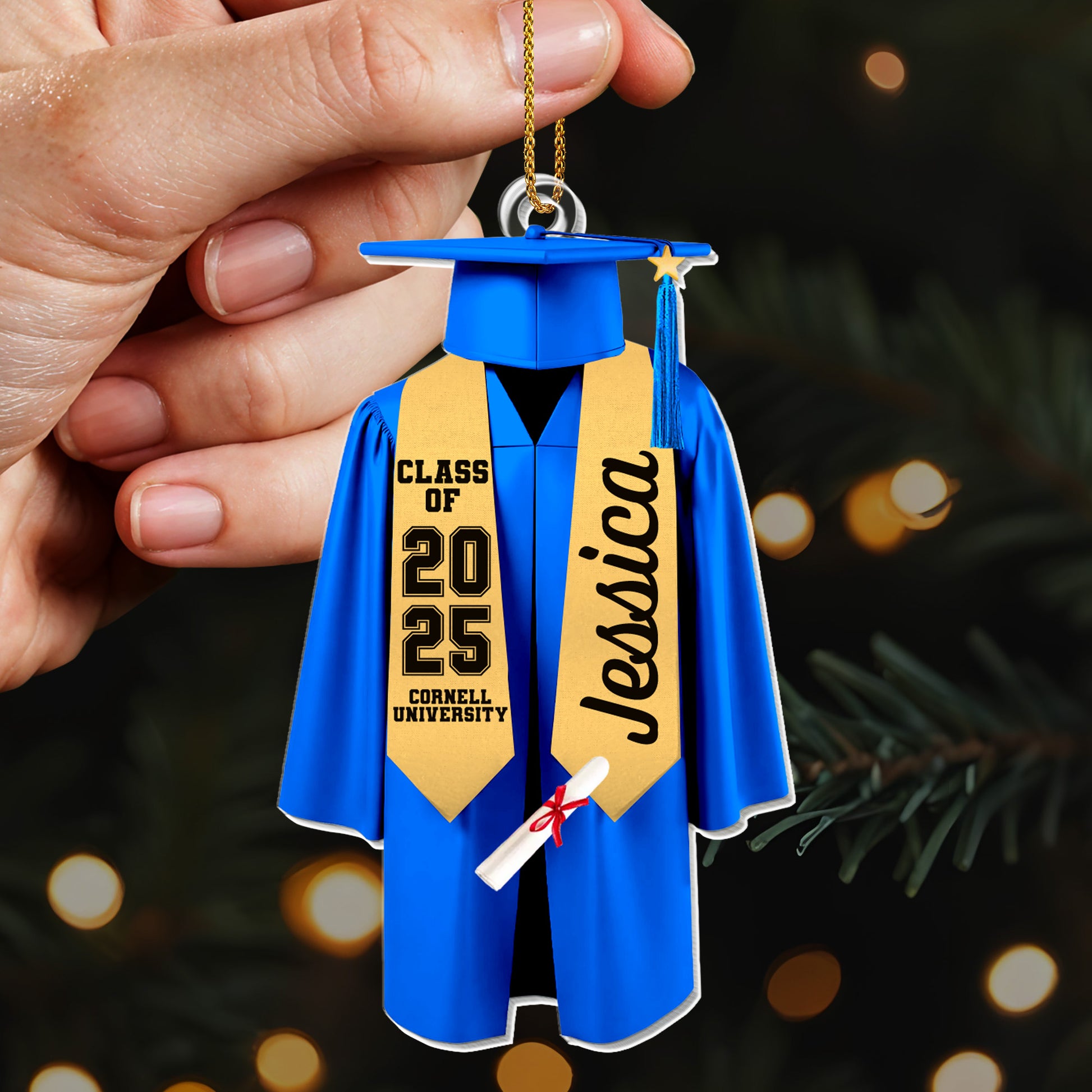 Class Of [Year], Celebrate Graduation With Custom Gown