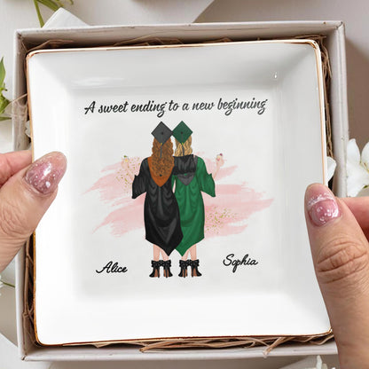 A Sweet Ending To A New Beginning, Graduates With Caps