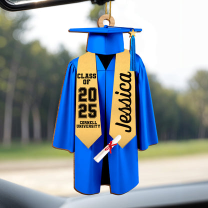 Class Of [Year], Graduation Robe And Cap