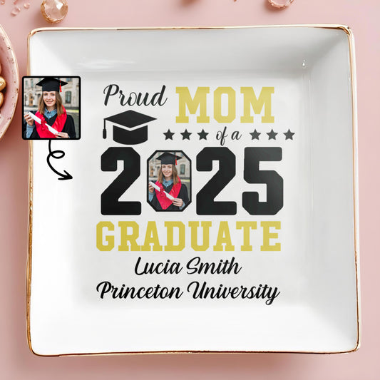 Proud Mom of a 2025 Graduate, Graduation Cap and Stars