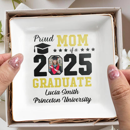 Proud Mom of a 2025 Graduate, Graduation Cap and Stars
