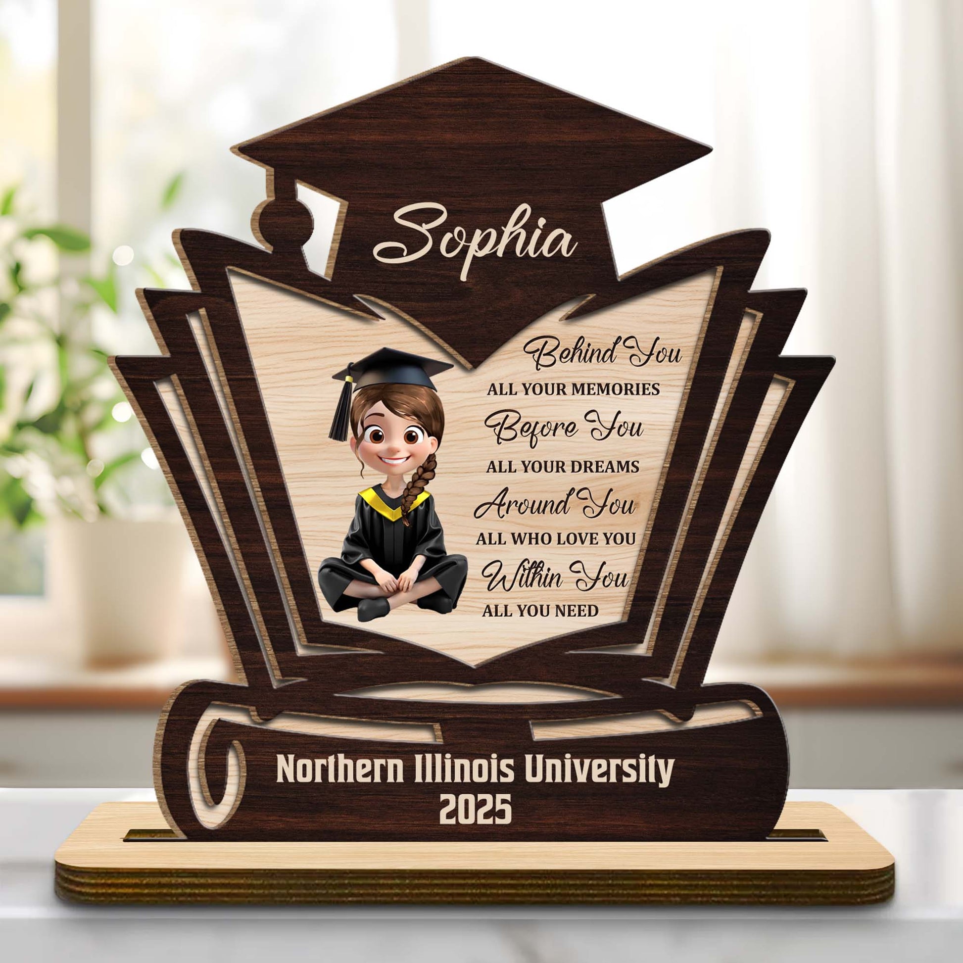 Behind You All Your Memories, Graduate And Graduation Cap