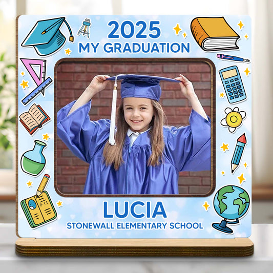 2025 My Graduation, Graduation Cap And Books