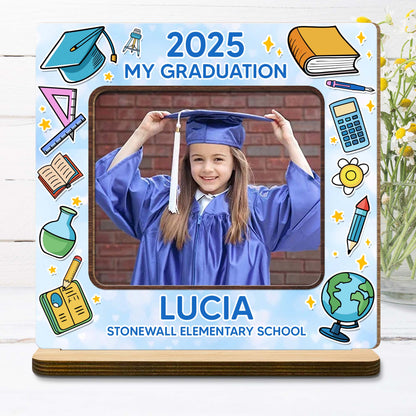 2025 My Graduation, Graduation Cap And Books