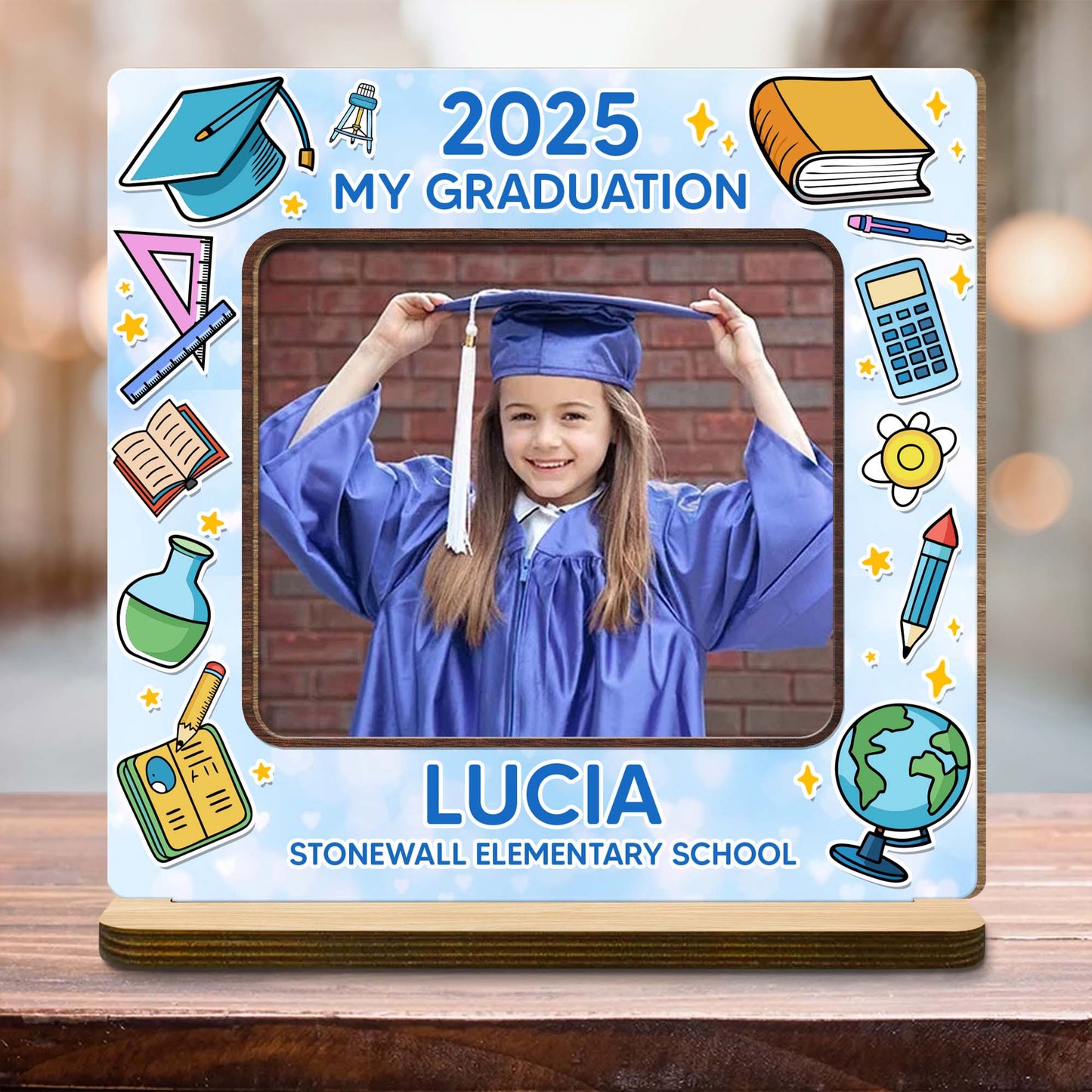 2025 My Graduation, Graduation Cap And Books