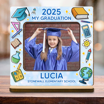 2025 My Graduation, Graduation Cap And Books
