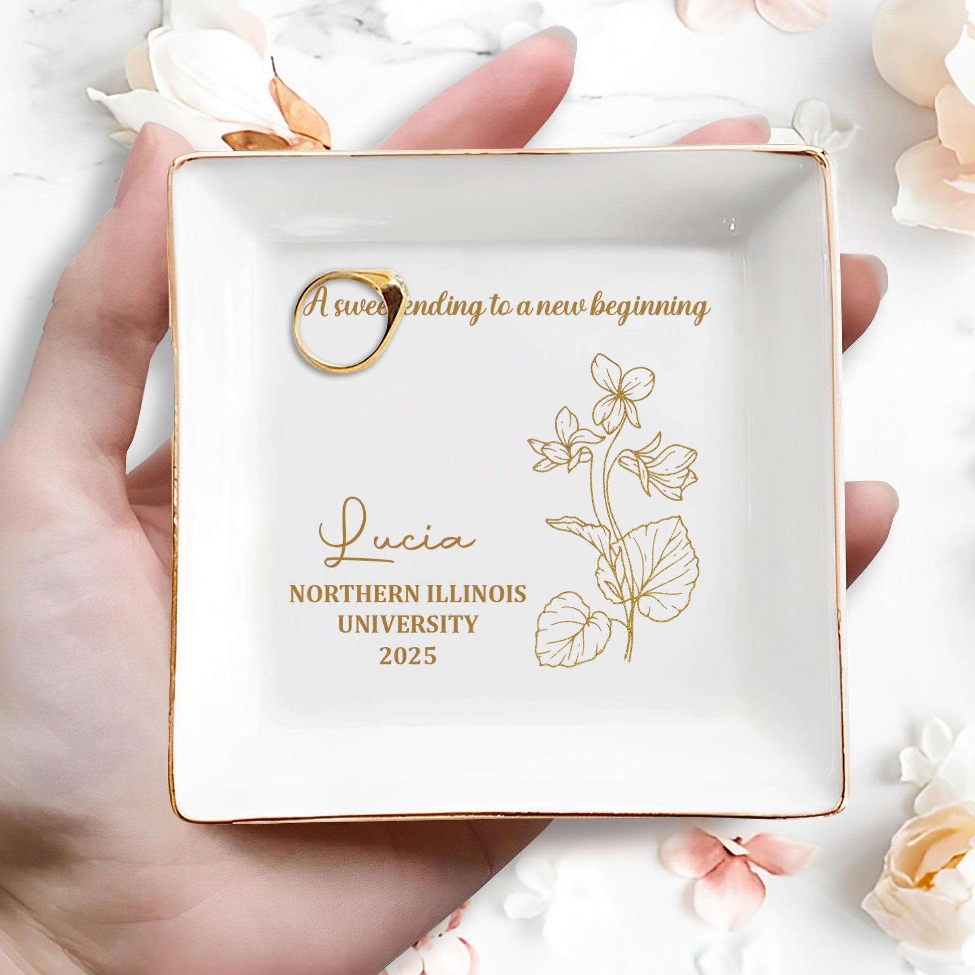 A Sweet Ending To A New Beginning, Flowers
