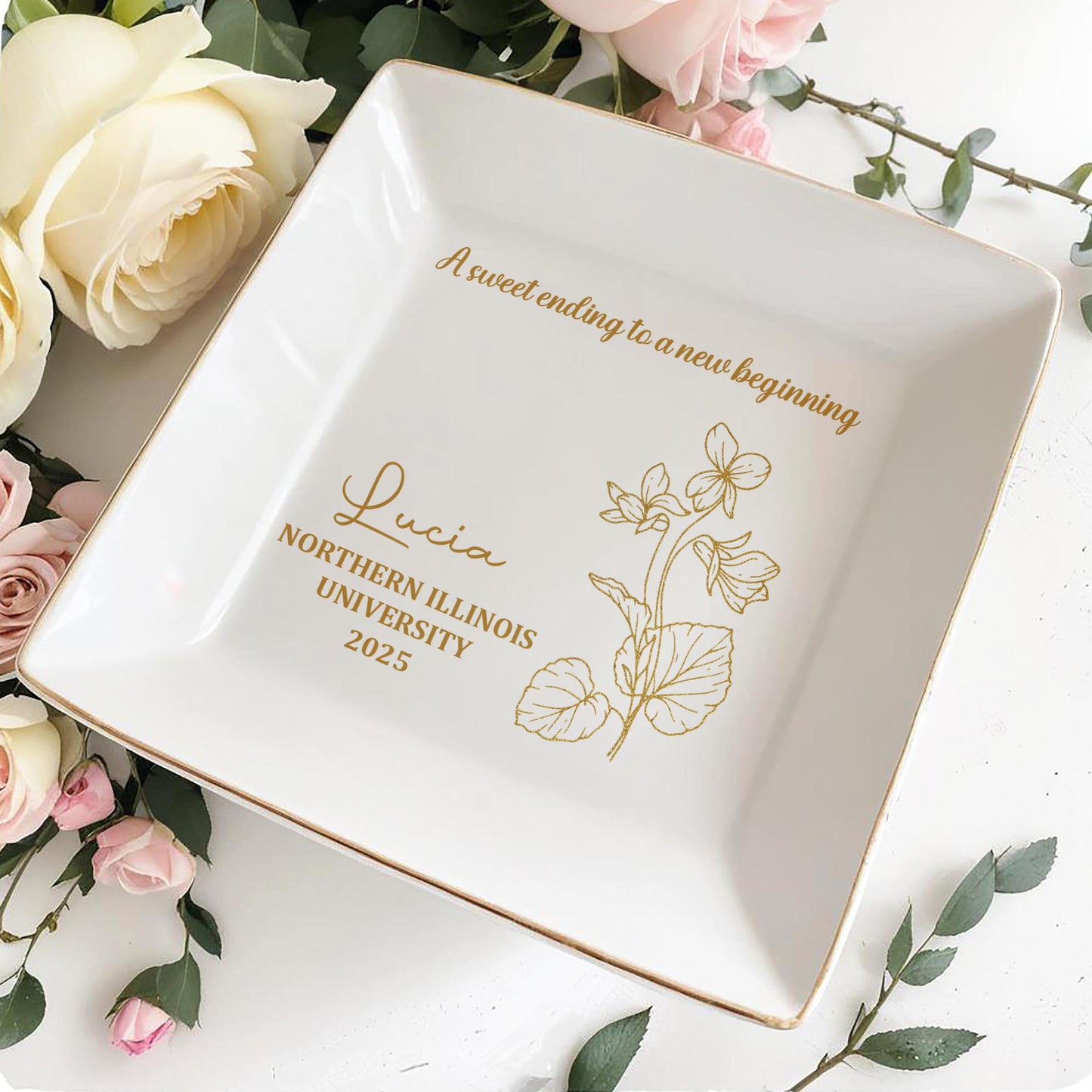 A Sweet Ending To A New Beginning, Flowers