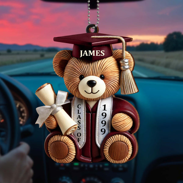Class Of 1999, Graduation Cap, Diploma, Teddy Bear