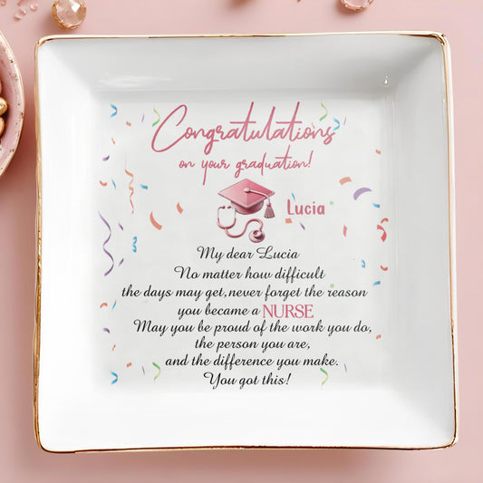 Congratulations On Your Graduation! Graduation Cap And Confetti