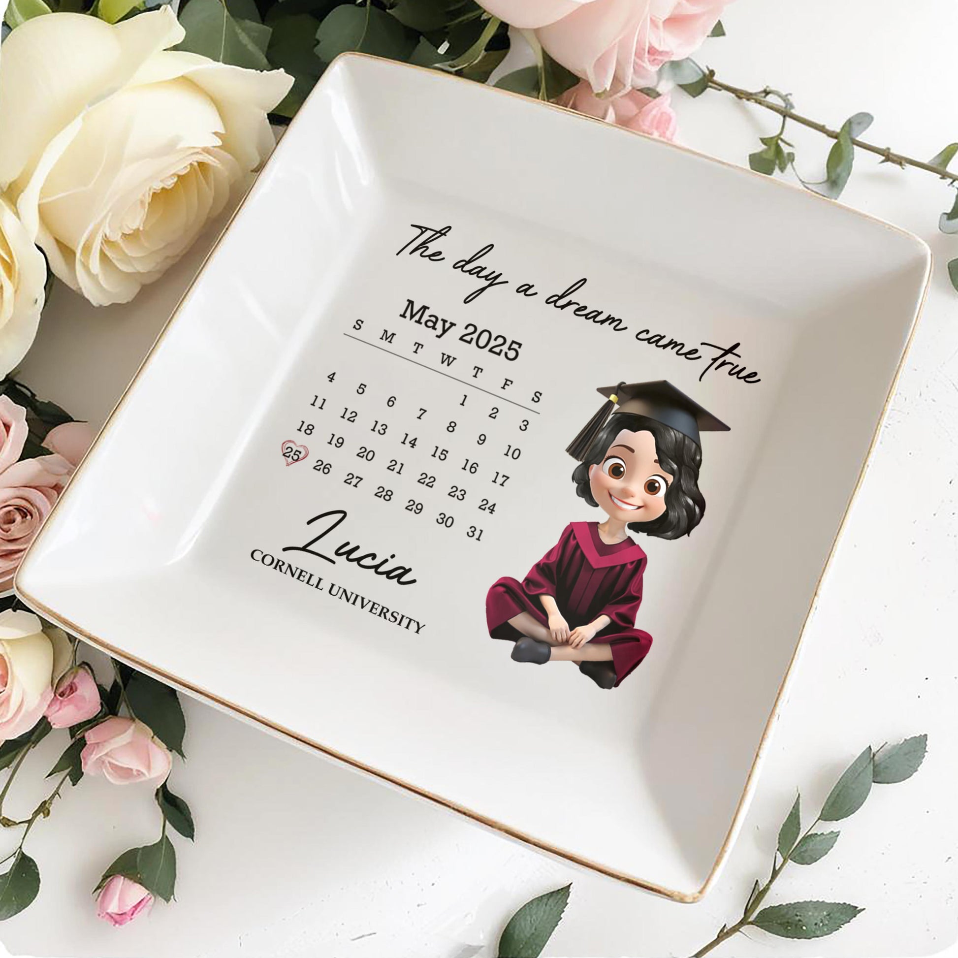 The Day A Dream Came True, Graduation Cap And Calendar