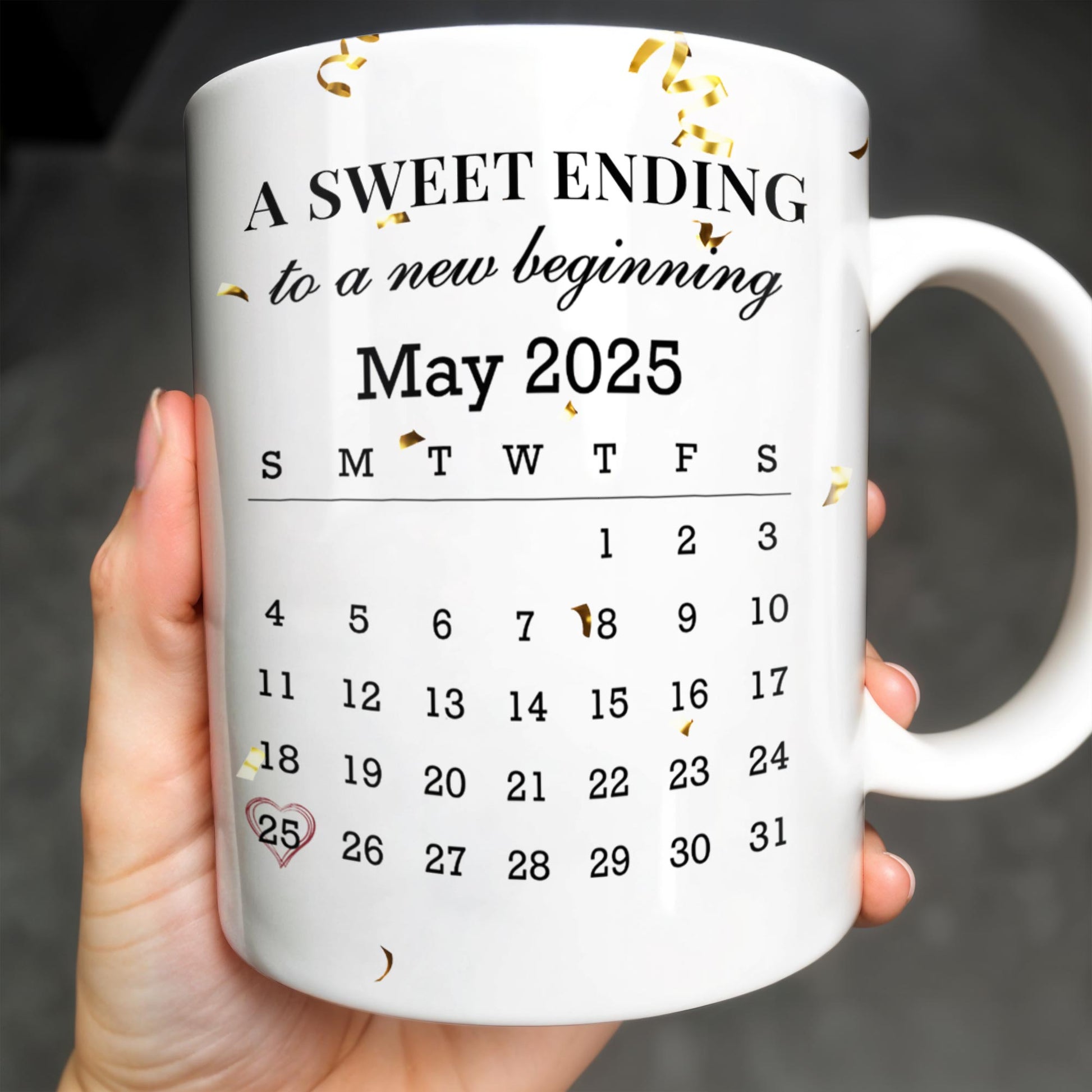 A Sweet Ending To A New Beginning, Graduate And Calendar