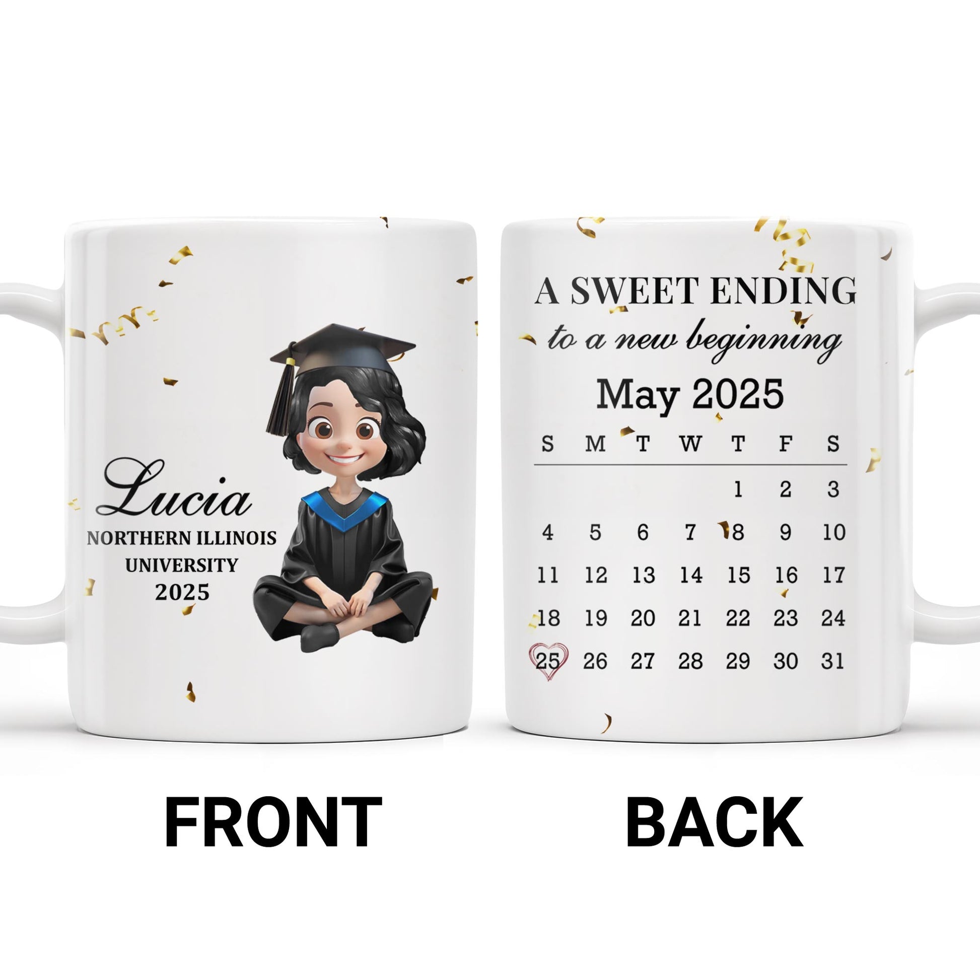 A Sweet Ending To A New Beginning, Graduate And Calendar