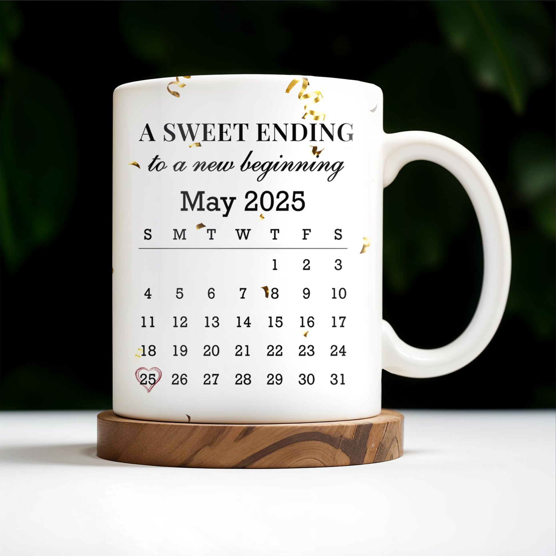 A Sweet Ending To A New Beginning, Graduate And Calendar