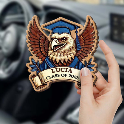 Celebrate Academic Achievements With This Graduation Eagle And Banner Design
