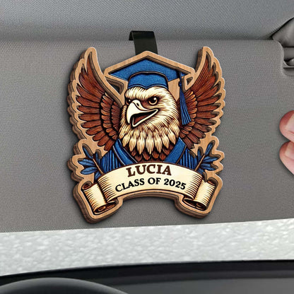Celebrate Academic Achievements With This Graduation Eagle And Banner Design