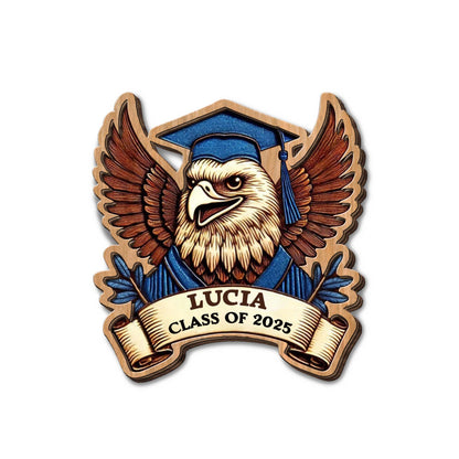 Celebrate Academic Achievements With This Graduation Eagle And Banner Design