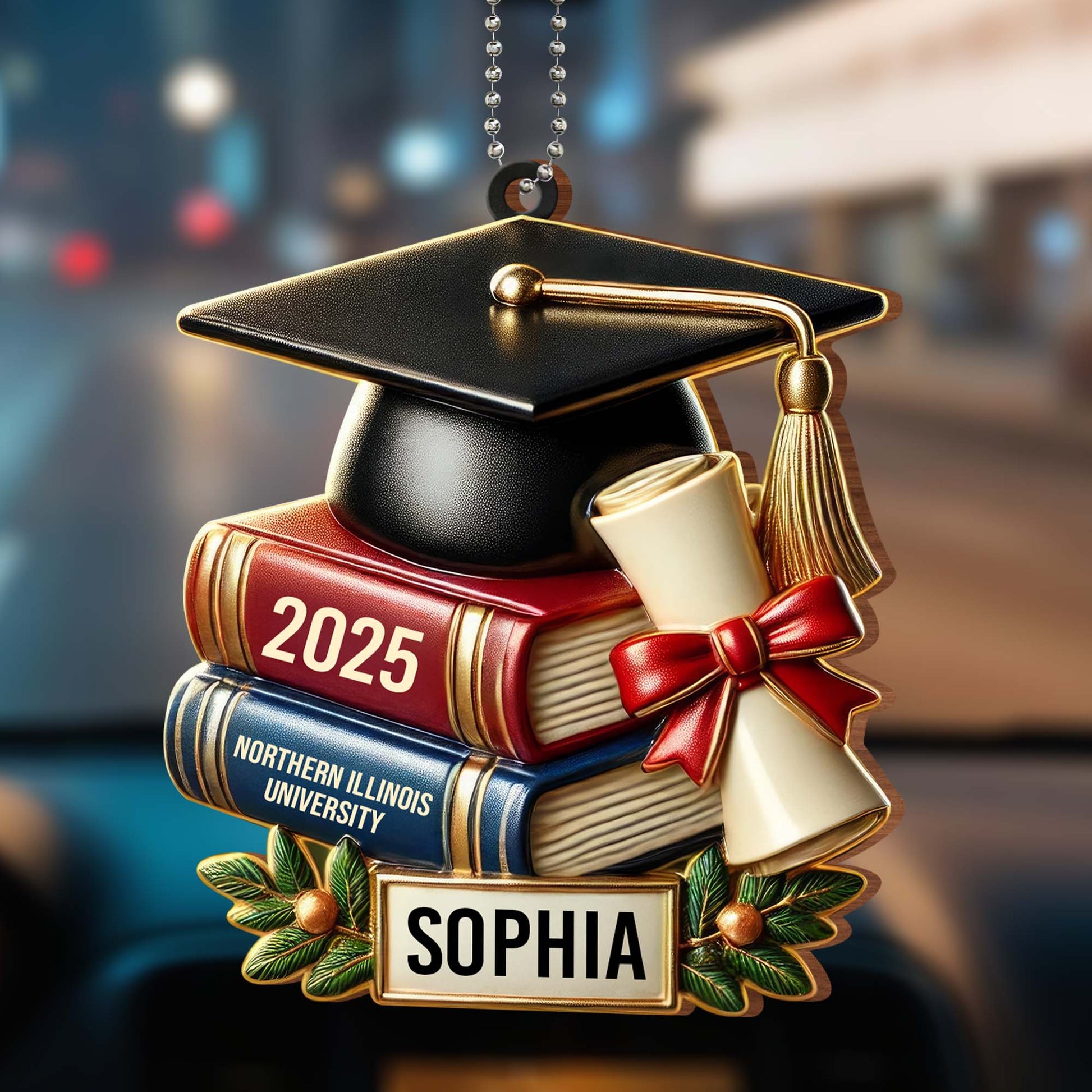 Celebrate Academic Excellence, Graduation Cap, Books and Diploma