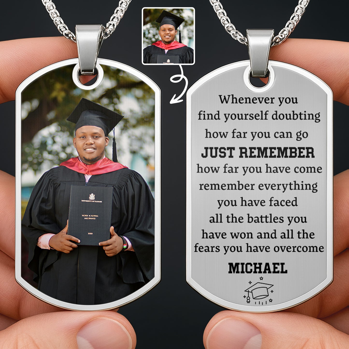 Preserve Your Graduate Moment With A Custom Necklace