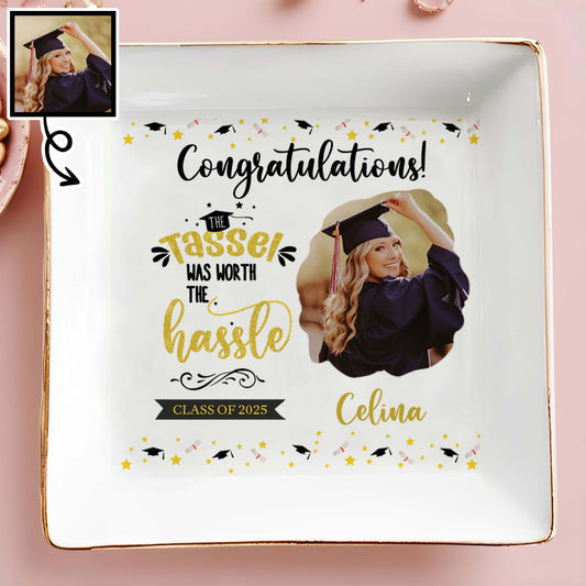 Congratulations! The Tassel Was Worth The Hassle, Graduation Cap and Stars