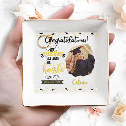 Congratulations! The Tassel Was Worth The Hassle, Graduation Cap and Stars