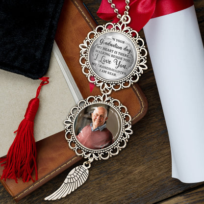 On Your Graduation Day, My Heart Is There, Angel Wing and Pendant Charm